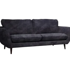 Fabrique de Styles Canapés Fixes*Canapé fixe 3 places Axel - Velours Vintage - Adore Anthracite