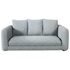 Fabrique de Styles Canapés Fixes*Canapé fixe 3 places Basile - Effet Velours Côtelé - Fjord Écru