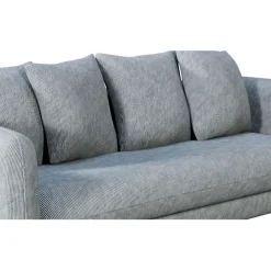 Fabrique de Styles Canapés Fixes*Canapé fixe 3 places Basile - Effet Velours Côtelé - Fjord Écru