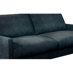 Fabrique de Styles Canapés Fixes*Canapé fixe 3 places Gaspard - Velours Texturé - Dany Bleu grisé