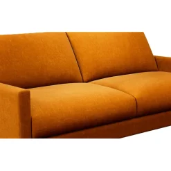 Fabrique de Styles Canapés Fixes*Canapé fixe 3 places Gaspard - Velours Vintage - Adore Anthracite