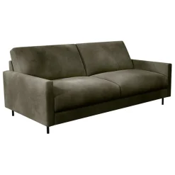 Fabrique de Styles Canapés Fixes*Canapé fixe 3 places Gaspard - Velours Vintage - Adore Anthracite