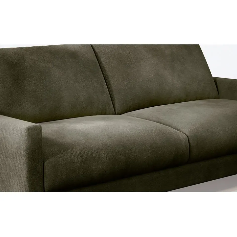 Fabrique de Styles Canapés Fixes*Canapé fixe 3 places Gaspard - Velours Vintage - Adore Anthracite