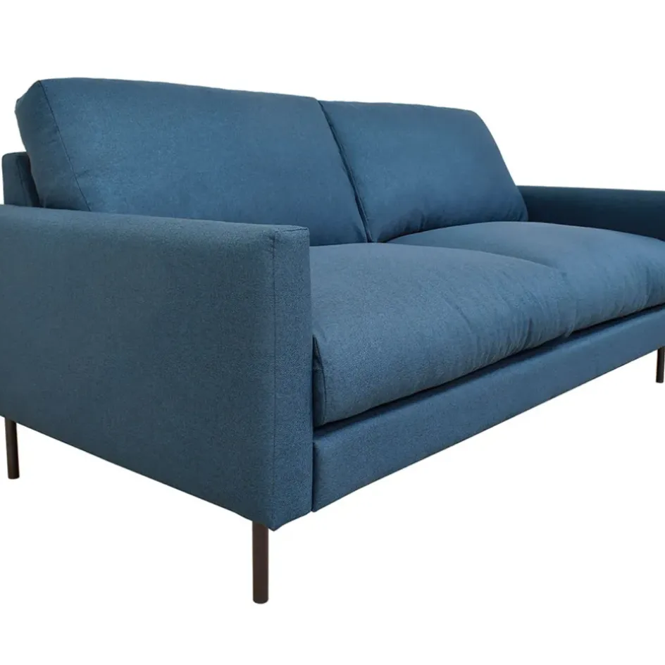 Fabrique de Styles Canapés Fixes*Canapé fixe 3 places Gaspard - Velours Vintage - Adore Anthracite