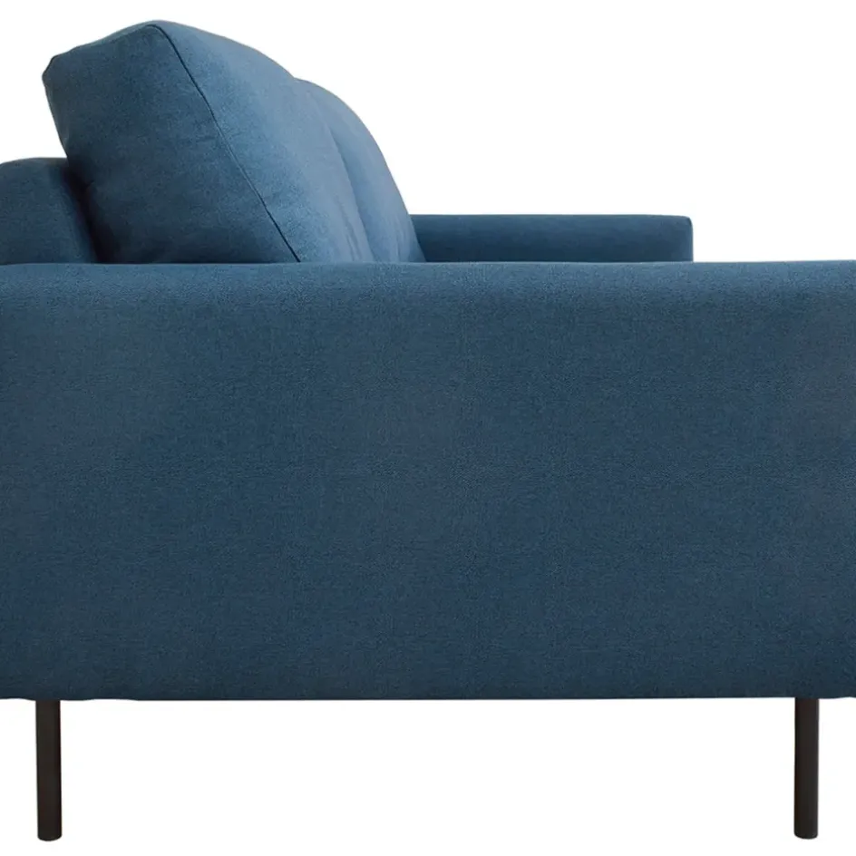 Fabrique de Styles Canapés Fixes*Canapé fixe 3 places Gaspard - Velours Vintage - Adore Anthracite