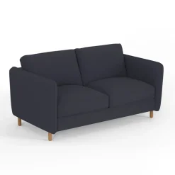 Fabrique de Styles Canapés Fixes*Canapé fixe 4 places Gustave - Velours Texturé - Dany Ecru