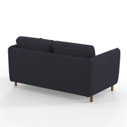 Fabrique de Styles Canapés Fixes*Canapé fixe 4 places Gustave - Velours Texturé - Dany Ecru