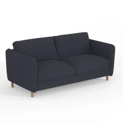 Fabrique de Styles Canapés Fixes*Canapé fixe 4 places Gustave - Velours Texturé - Dany Ecru