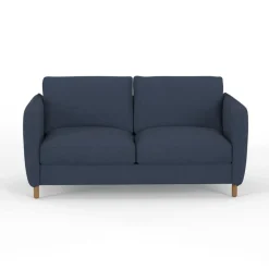 Fabrique de Styles Canapés Fixes*Canapé fixe 4 places Gustave - Velours Texturé - Dany Ecru