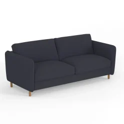 Fabrique de Styles Canapés Fixes*Canapé fixe 4 places Gustave - Velours Texturé - Dany Ecru