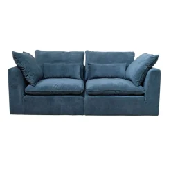 Fabrique de Styles Canapés Modulables*Canapé modulable 4 places é avec pouf - Auguste