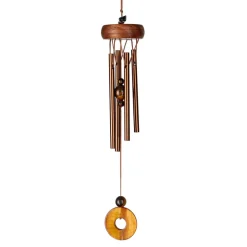 Fabrique de Styles Méditation Et Yoga*Carillon à vent œil de tigre h29cm