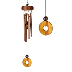 Fabrique de Styles Méditation Et Yoga*Carillon à vent œil de tigre h29cm