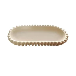Fabrique de Styles Petits Objets Déco*Centre de table en porcelaine 27x12cm - Oulala