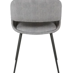 Fabrique de Styles Chaises*Chaise avec accoudoirs en velours côtelé - Alma