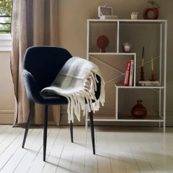 Fabrique de Styles Chaises*Chaise avec accoudoirs en velours côtelé - Julia