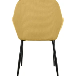 Fabrique de Styles Chaises*Chaise avec accoudoirs en velours côtelé - Julia