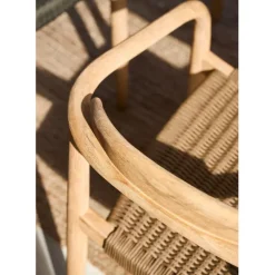 Fabrique de Styles Chaises*Chaise avec accoudoirs en bois d'eucalyptus sable - Anam