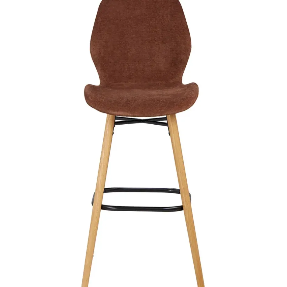 Fabrique de Styles Tabourets Et Chaises De Bar*Chaise de bar en tissu soft touch h65cm - Keri