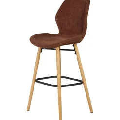 Fabrique de Styles Tabourets Et Chaises De Bar*Chaise de bar en tissu soft touch h65cm - Keri