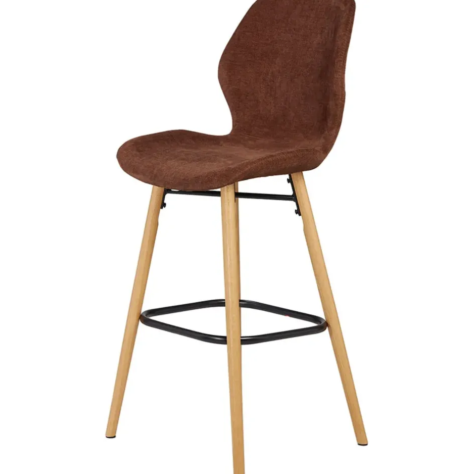Fabrique de Styles Tabourets Et Chaises De Bar*Chaise de bar en tissu soft touch h65cm - Keri