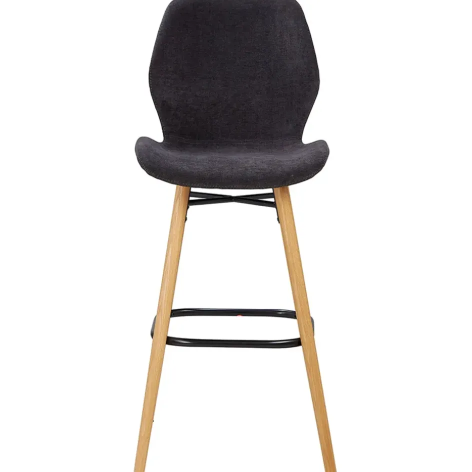 Fabrique de Styles Tabourets Et Chaises De Bar*Chaise de bar en tissu soft touch h65cm - Keri