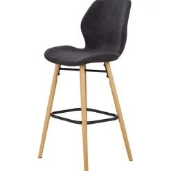Fabrique de Styles Tabourets Et Chaises De Bar*Chaise de bar en tissu soft touch h65cm - Keri
