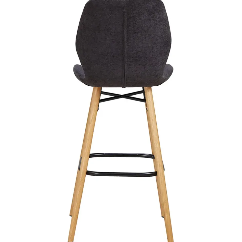 Fabrique de Styles Tabourets Et Chaises De Bar*Chaise de bar en tissu soft touch h65cm - Keri