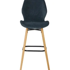 Fabrique de Styles Tabourets Et Chaises De Bar*Chaise de bar en tissu soft touch foncé h65cm - Keri