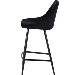 Fabrique de Styles Tabourets Et Chaises De Bar*Chaise de bar en velours côtelé h75cm - Ben