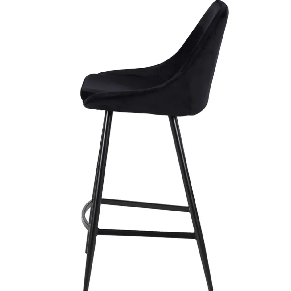 Fabrique de Styles Tabourets Et Chaises De Bar*Chaise de bar en velours côtelé h75cm - Ben