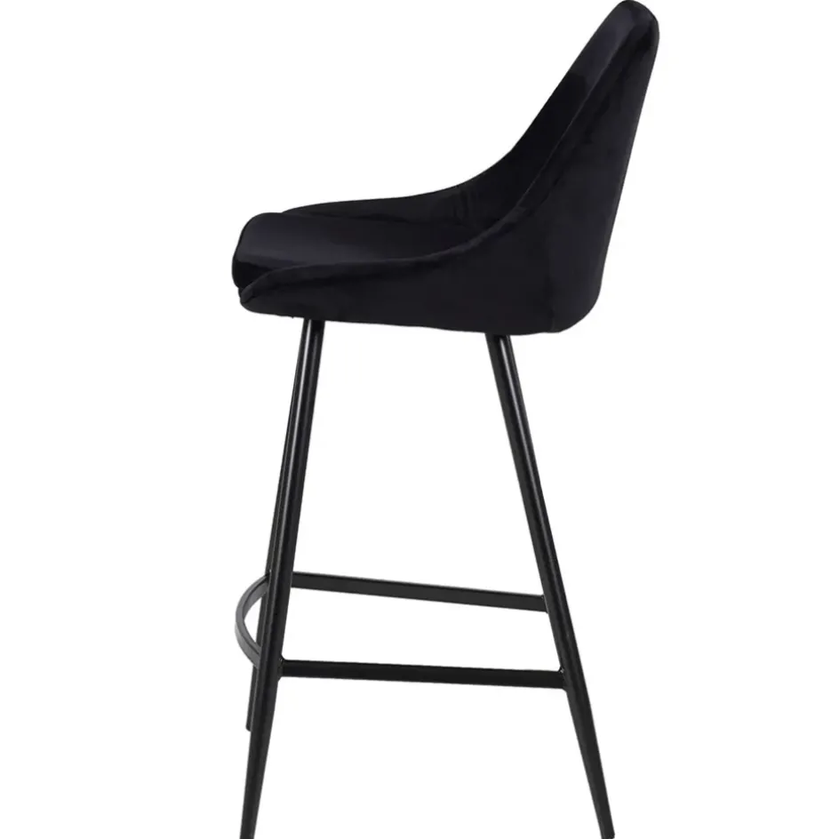 Fabrique de Styles Tabourets Et Chaises De Bar*Chaise de bar en velours côtelé h67cm - Ben