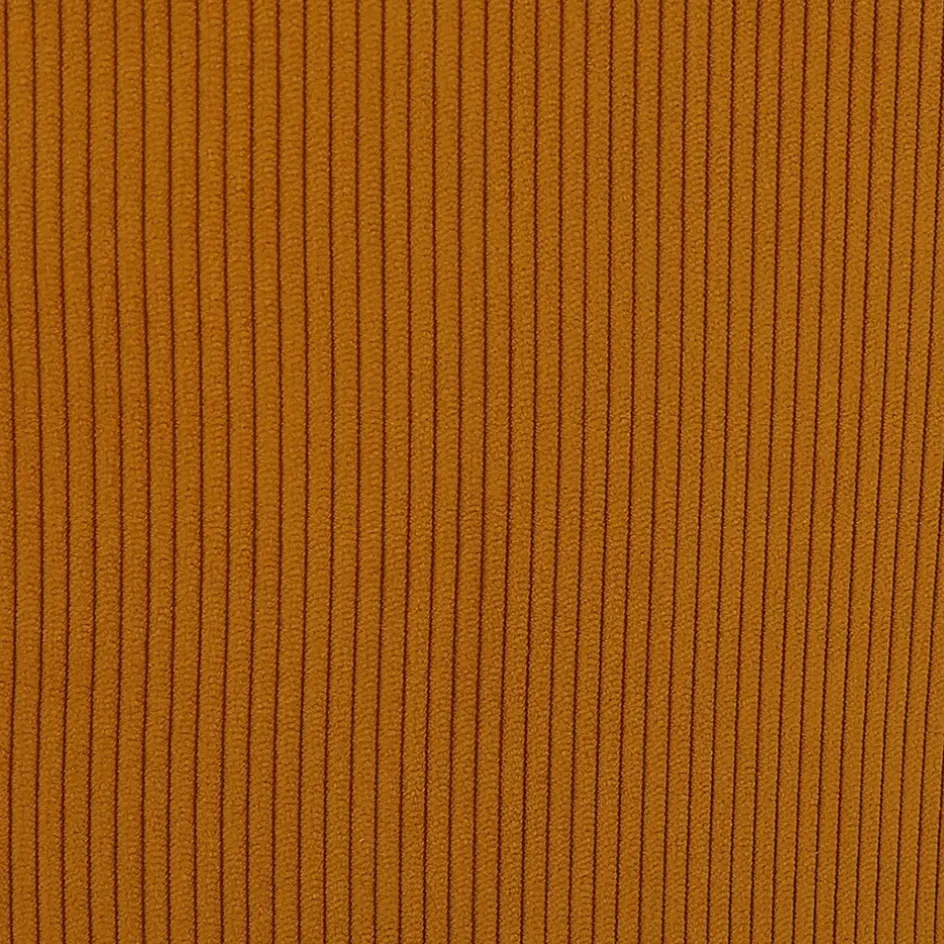 Fabrique de Styles Tabourets Et Chaises De Bar*Chaise de bar en velours côtelé jaune h67cm - Ben