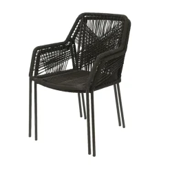 Enfant Fabrique de Styles Chaises, Fauteuils|Jardin*Chaise de jardin empilable en résine tressée - Seville