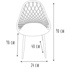 Enfant Fabrique de Styles Chaises, Fauteuils|Jardin*Chaise de jardin en plastique - Malaga