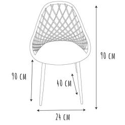 Enfant Fabrique de Styles Chaises, Fauteuils|Jardin*Chaise de jardin en plastique - Malaga