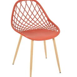 Enfant Fabrique de Styles Chaises, Fauteuils|Jardin*Chaise de jardin en plastique terracotta - Malaga