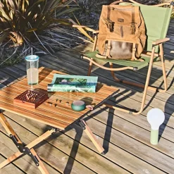 Enfant Fabrique de Styles Chaises, Fauteuils|Jardin*Chaise de jardin pliante en bois de hêtre et tissu - Mariposa