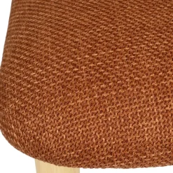 Fabrique de Styles Chaises*Chaise de salle à manger en tissu et hévéa - Elsy