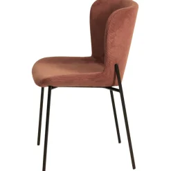 Fabrique de Styles Chaises*Chaise de salle à manger en velours côtelé - Holden