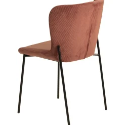 Fabrique de Styles Chaises*Chaise de salle à manger en velours côtelé - Holden