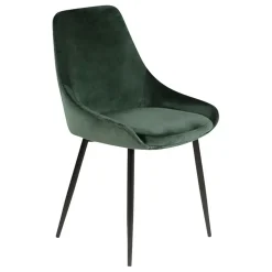 Fabrique de Styles Chaises*Chaise de salle à manger en velours - Ben