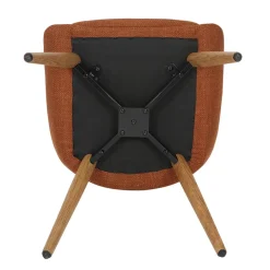 Fabrique de Styles Chaises*Chaise de salle à manger en tissu - Ben