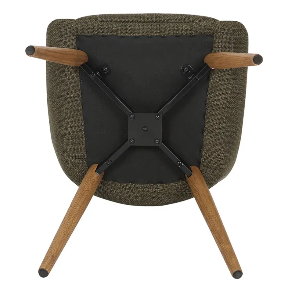 Fabrique de Styles Chaises*Chaise de salle à manger en tissu - Ben