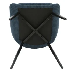 Fabrique de Styles Chaises*Chaise de salle à manger en velours côtelé - Ben