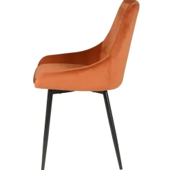 Fabrique de Styles Chaises*Chaise de salle à manger en velours - Ben