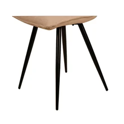 Fabrique de Styles Chaises*Chaise de salle à manger en tissu matelassé - Alize