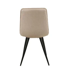 Fabrique de Styles Chaises*Chaise de salle à manger en tissu matelassé - Alize