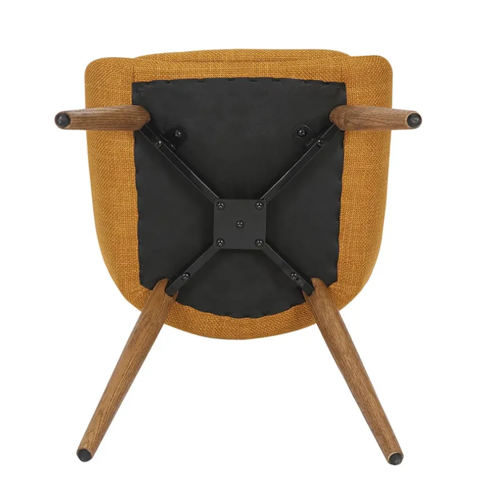 Fabrique de Styles Chaises*Chaise de salle à manger en tissu - Ben