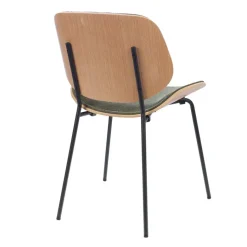 Fabrique de Styles Chaises*Chaise de salle à manger en tissu et chêne - Atlanta